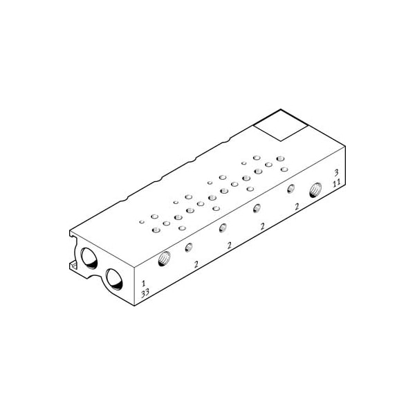 Festo Manifold Block MHA1-PR8-3-M3-PI-PCB MHA1-PR8-3-M3-PI-PCB - main